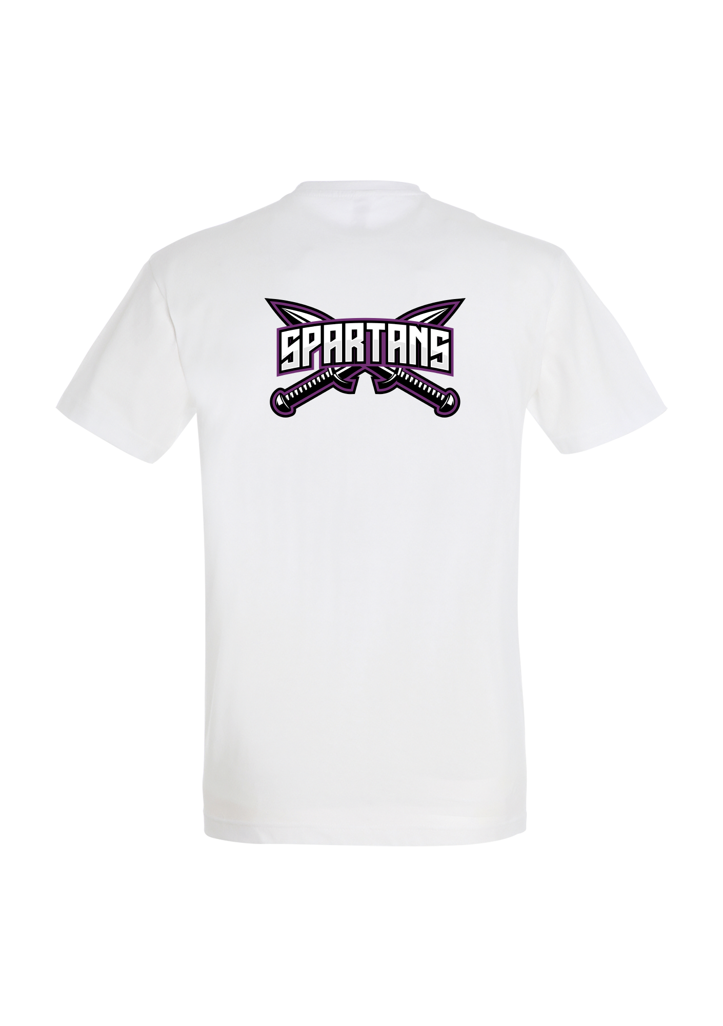 T-shirt Adulte Blanc Spartans du Bassin de Thau - SBT02-IMPERIALBLANCDOS