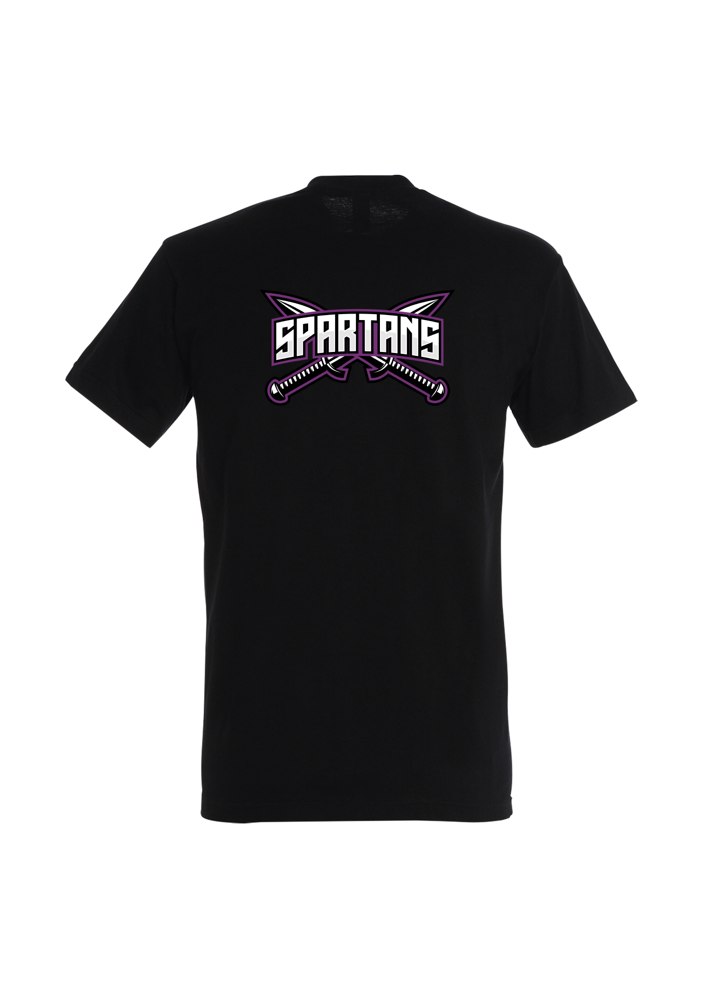 T-shirt Adulte noir Spartans du Bassin de Thau - SBT03-IMPERIALNOIRDOS