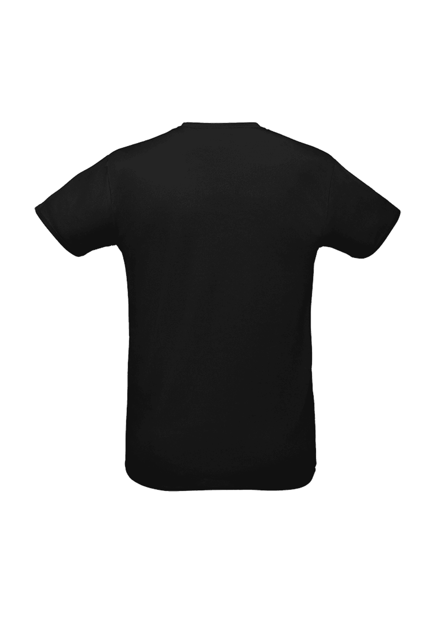 T-shirt sport Noir Adulte 067 Spartans du Bassin de Thau - SBT67-SPRINTNOIRDOS